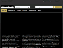 Tablet Screenshot of bergger.com